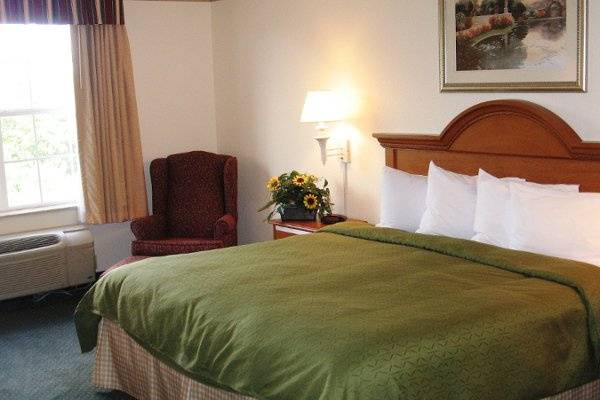 Fresh, clean, rooms for you and your guests! All come with microwave, refrigerator and free breakfast!