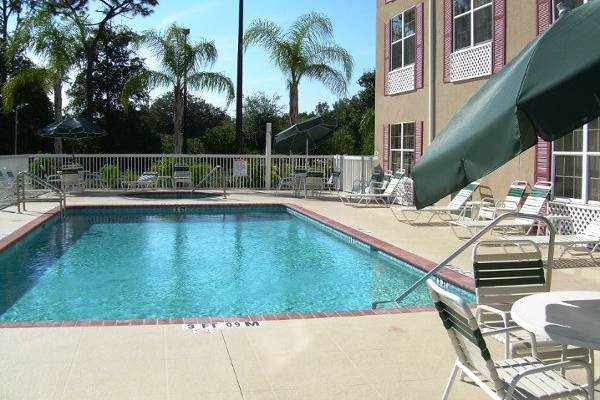 Enjoy our heated outdoor pool and spa!