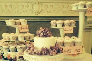 Wedding cake/cupcakes