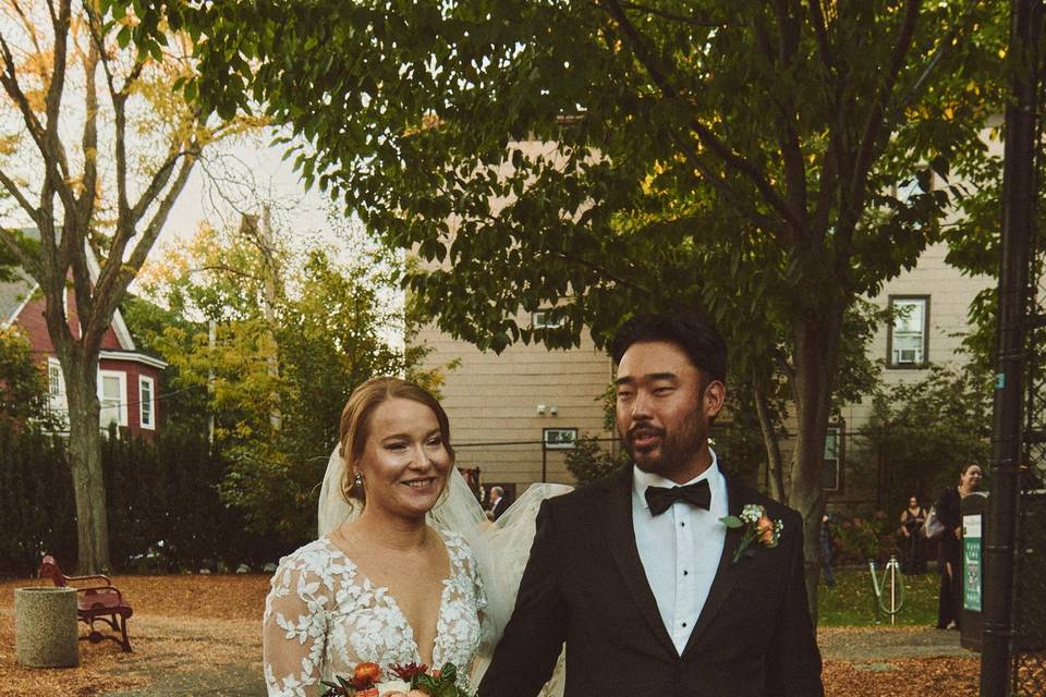Walking from the Ceremony