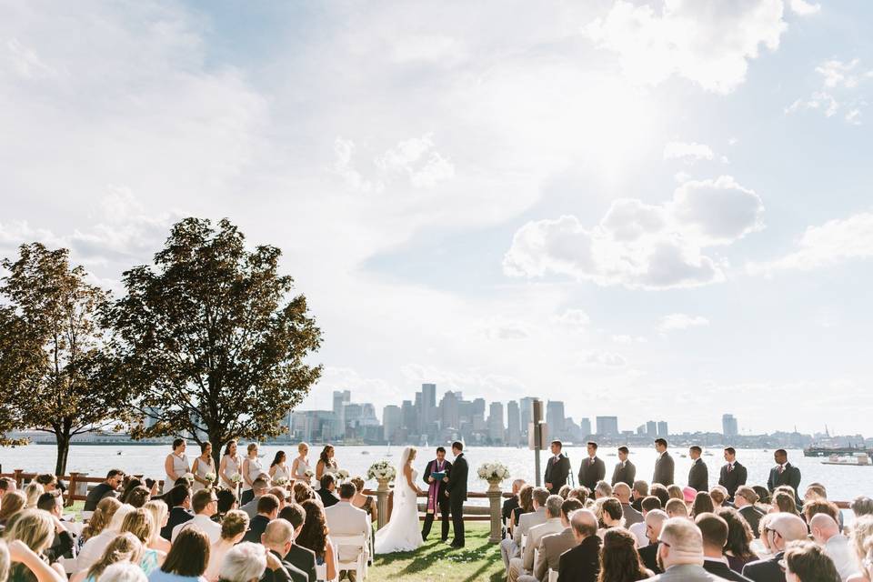 Ceremony on Lawn