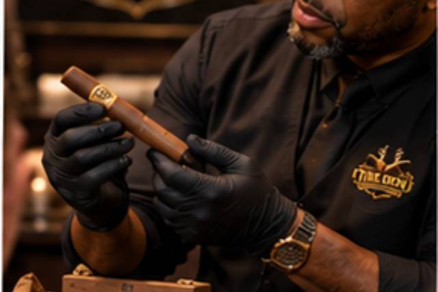 Hand rolling exhibition.