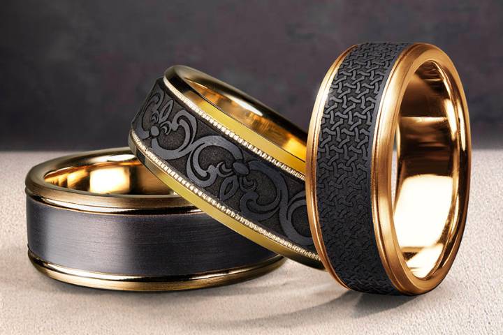 Wedding Bands with Yellow Gold