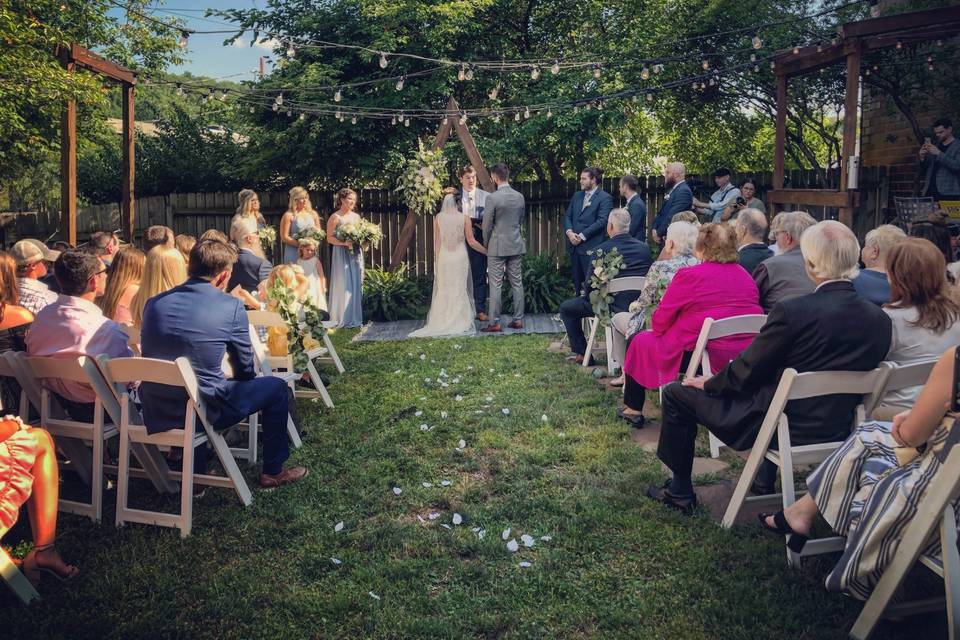 Outdoor ceremony