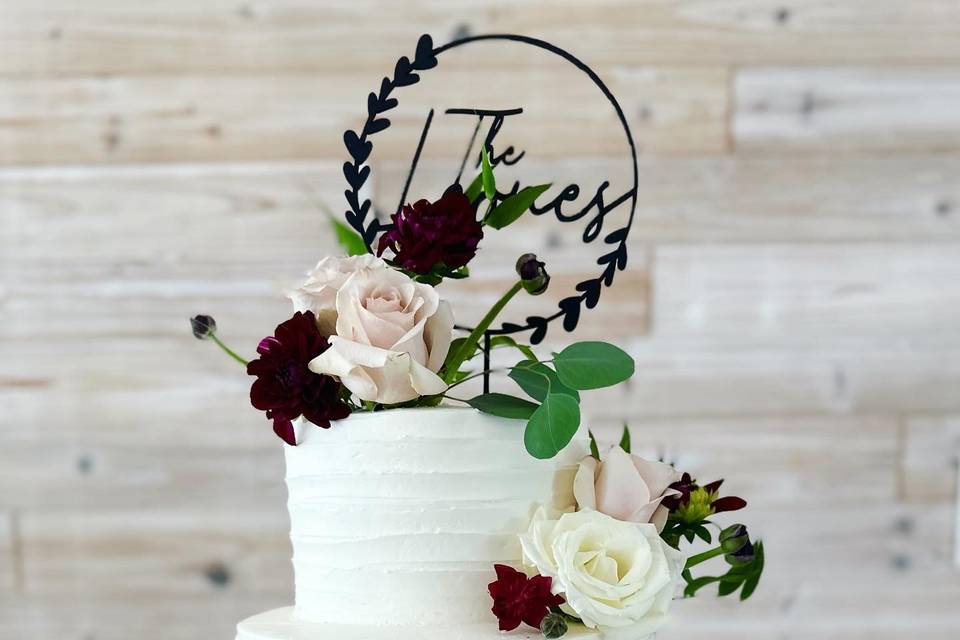 Three Tier Textured Wedding Ca