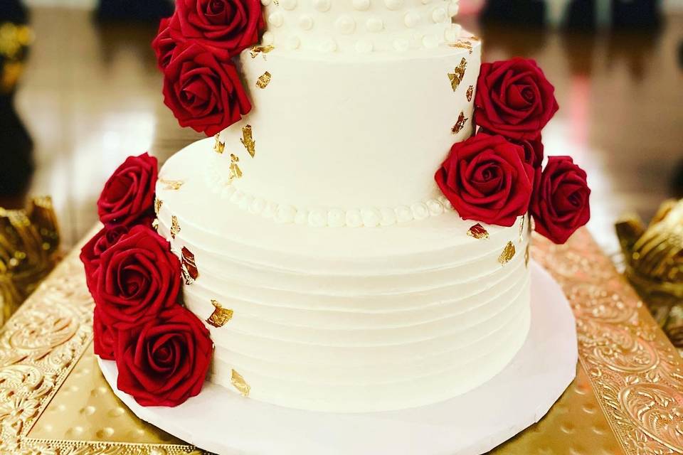 Three Tier  Buttercream Cake