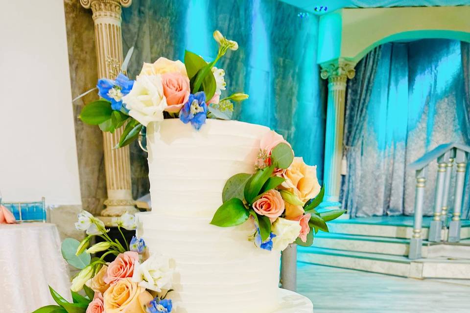 Textured Wedding Cake