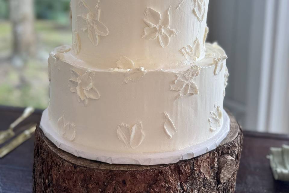 Painted buttercream