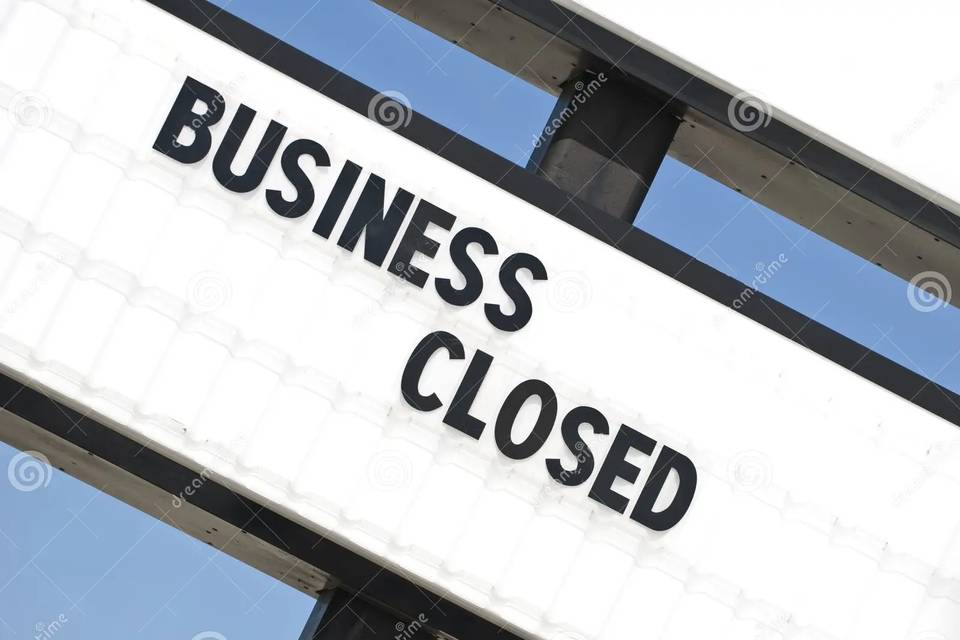 Really! We are out of Business