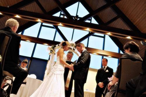 Indoor wedding ceremony