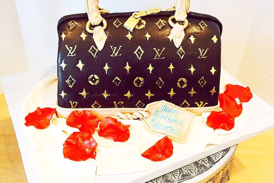 The Flour Girl Bakeshop - A Louis Vuitton inspired birthday cake