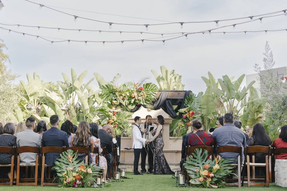 Ceremony in our Garden