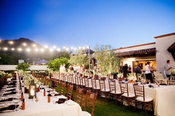 Dining area set-up