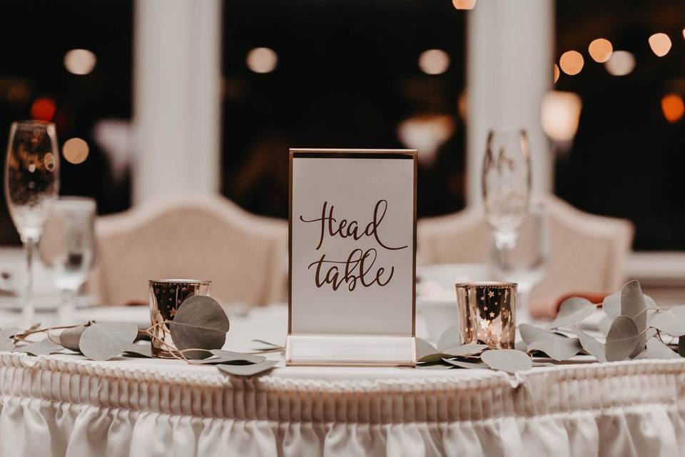 Sweetheart Table