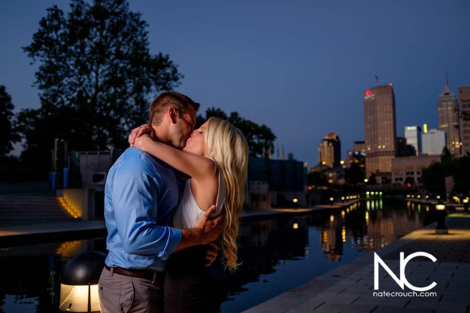 Canal Engagement Pictures