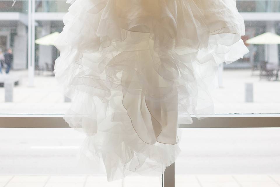 A fairy tale wedding dress