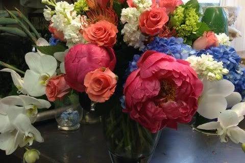 Summer flower centerpiece