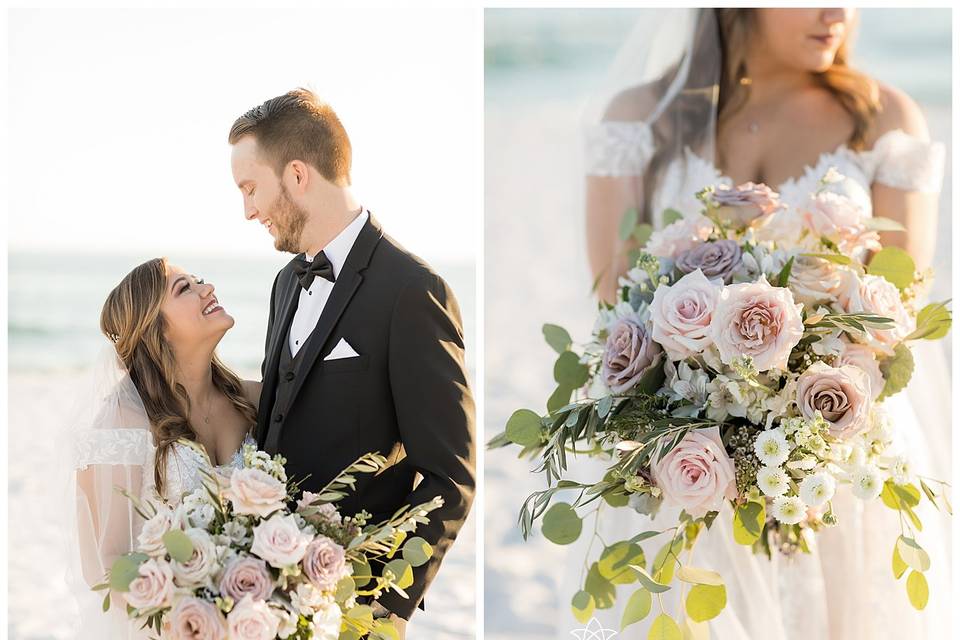 Lavender and Blush Blooms