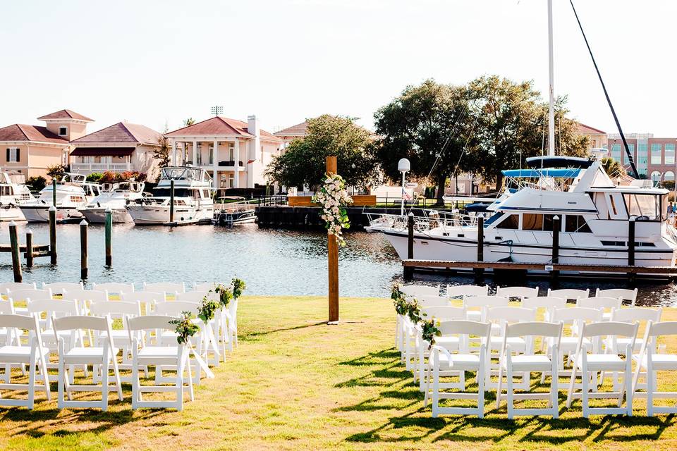 Palafox Wharf wedding