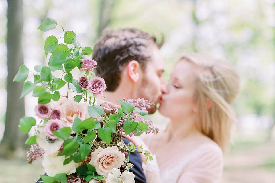 Couple kissing