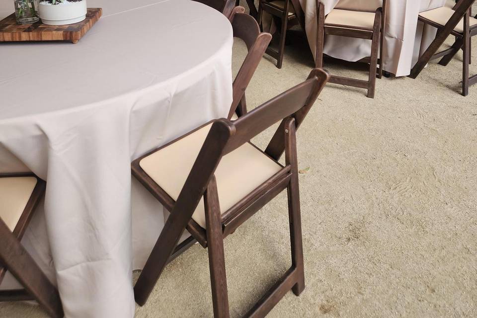 Comfortable dining space