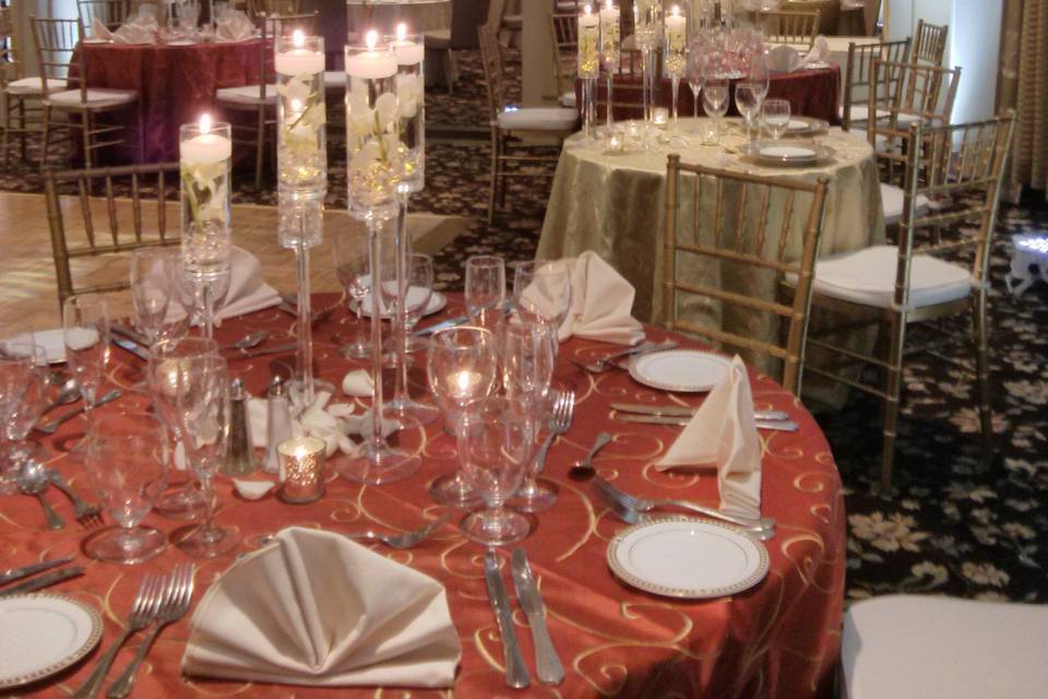 Custom linens in your venue