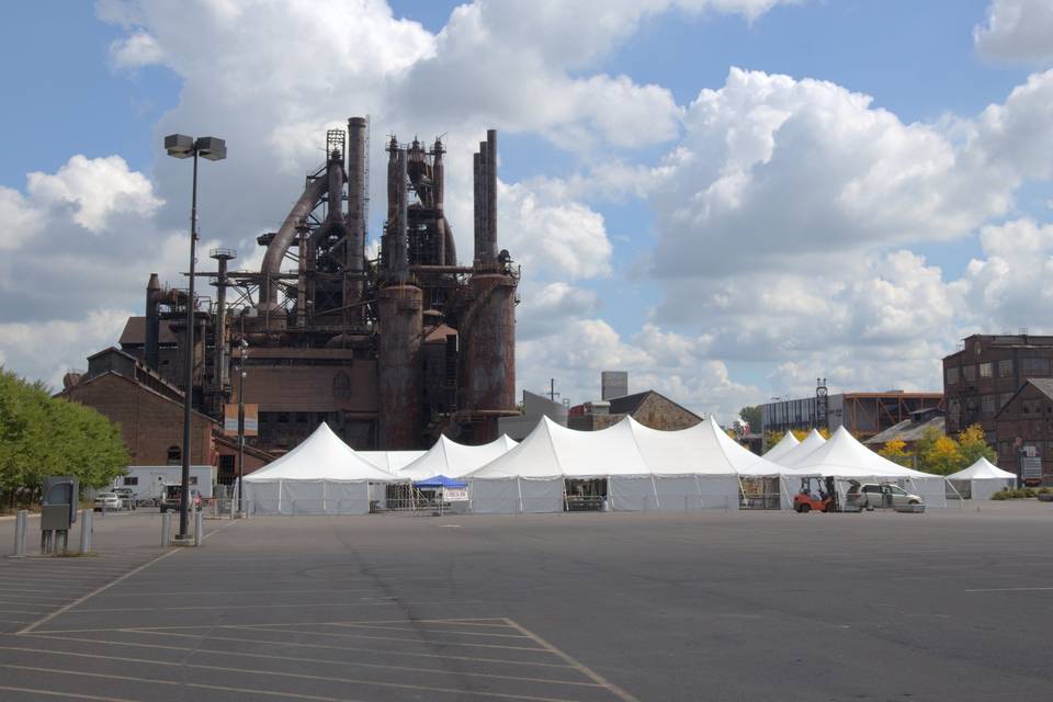 Tenting at Steel Stacks