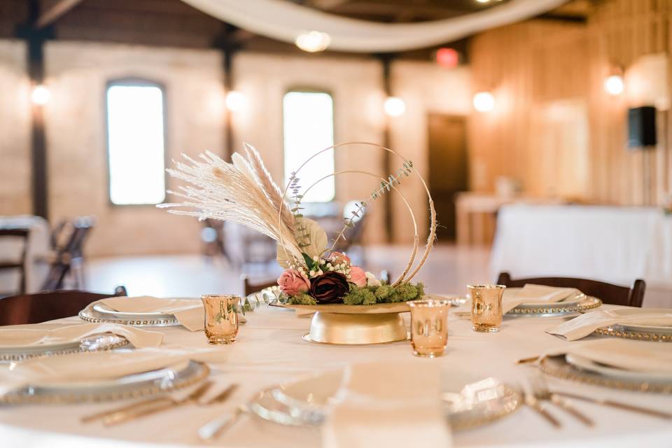 Faux Floral Centerpiece