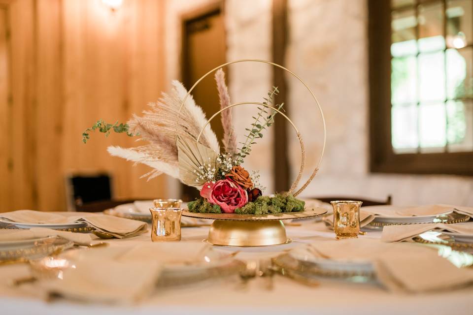 Faux Floral Centerpiece