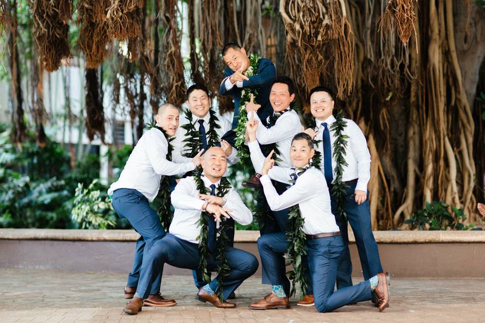 Wedding Party Photos Oahu