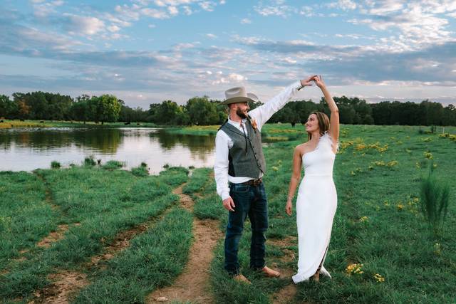 Twirl at wedding