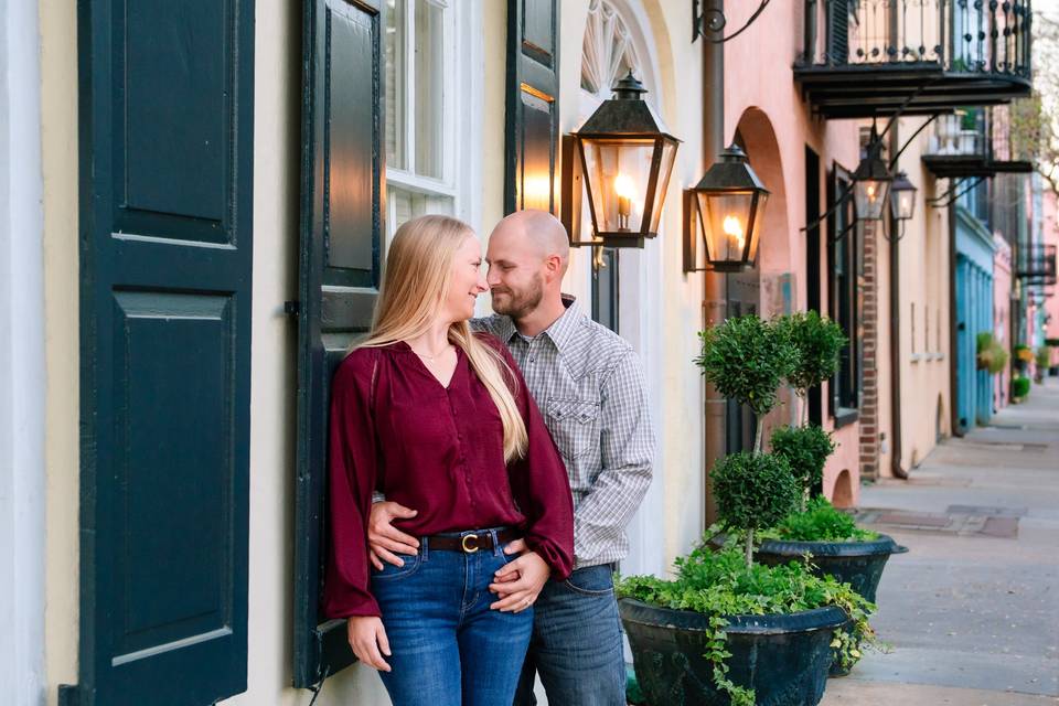 Charleston engagement session