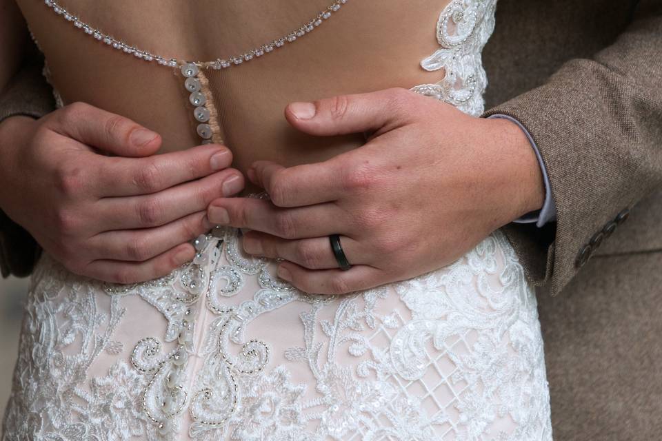 Details of wedding band