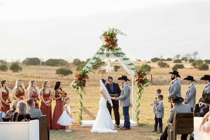 2021 Pasture Wedding Ceremony