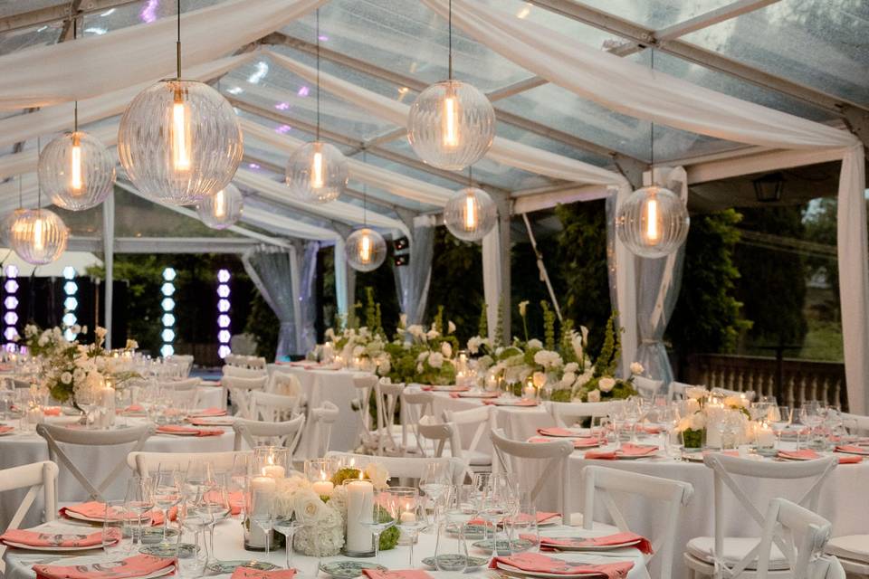 Linar Eventi: Chandelier “Glas