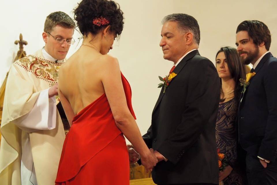 Blessing the marriage