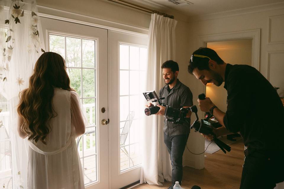 Behind the scenes!