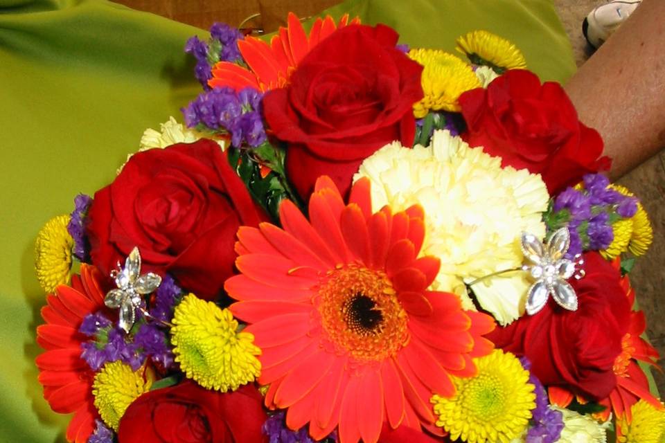 Gerbera and Roses