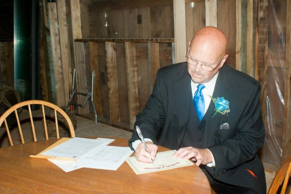 Chaplain Dale Weddings