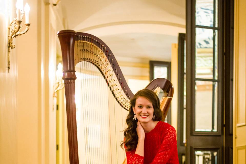 Harpist LeAnne Bennion