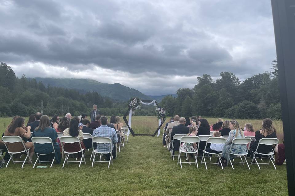 Outdoor ceremony