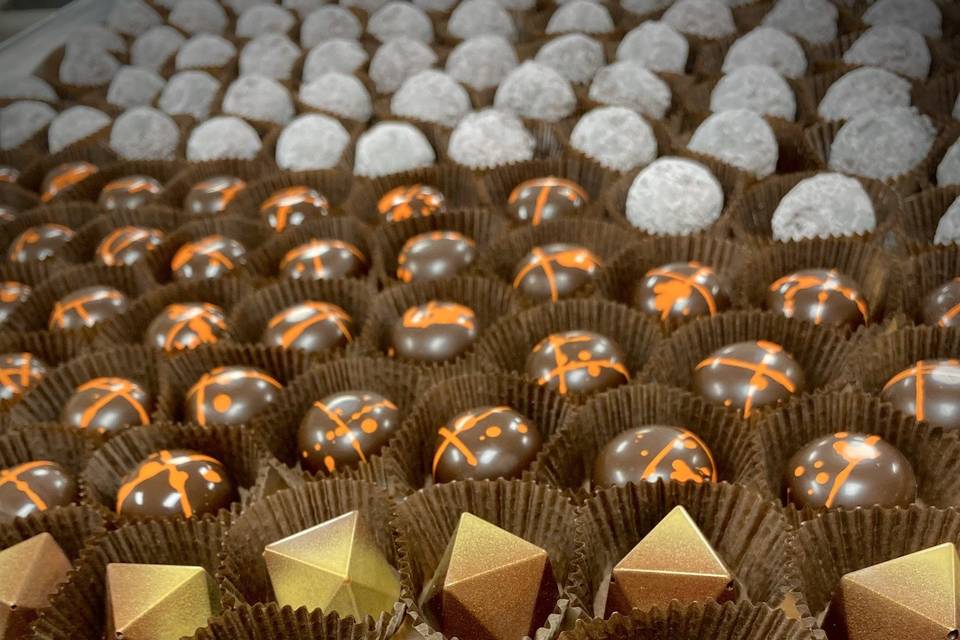 Custom gem truffles