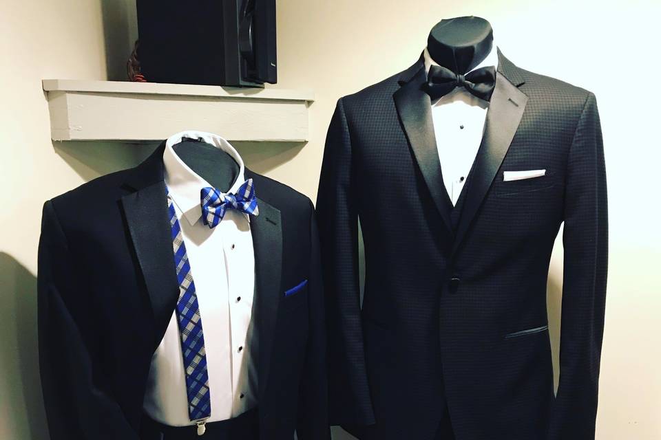 Great selection of tuxes!