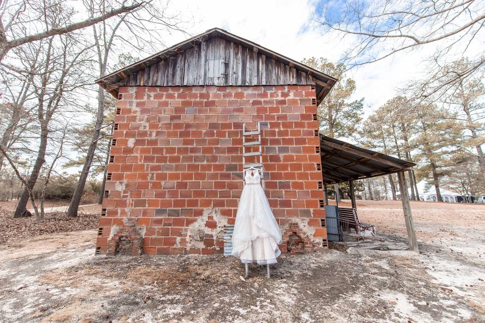 Our tobacco barn and bridal go