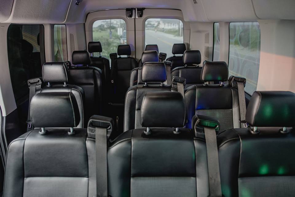 Folly Bus interior daytime