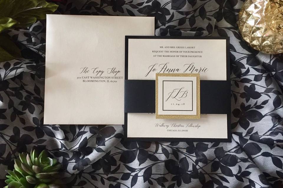 Selection of invitations