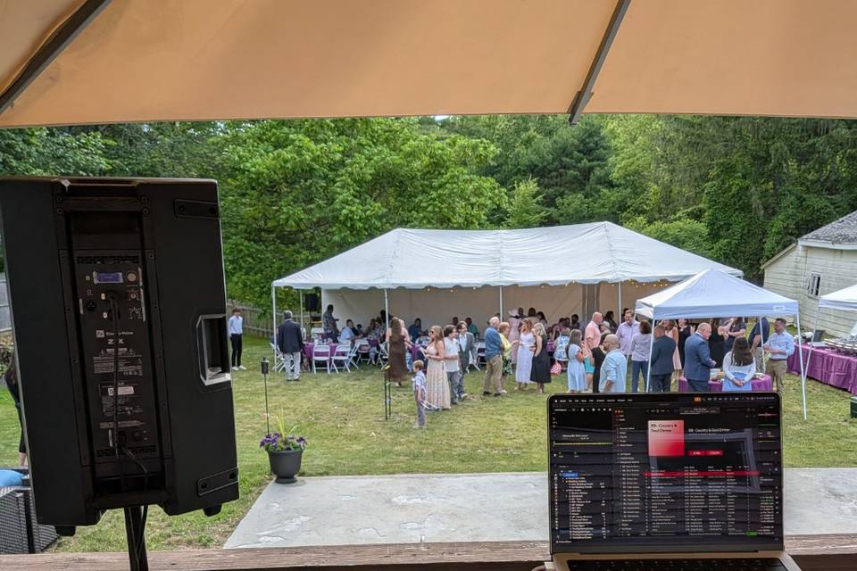 Backyard Reception