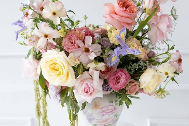 Whimsical floral centerpiece