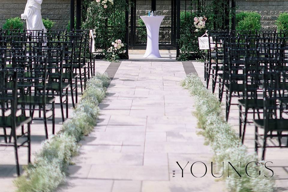 Organic ceremony installation