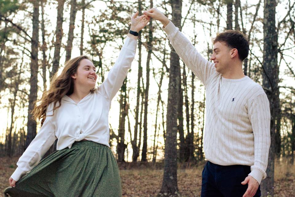 Couple dancing